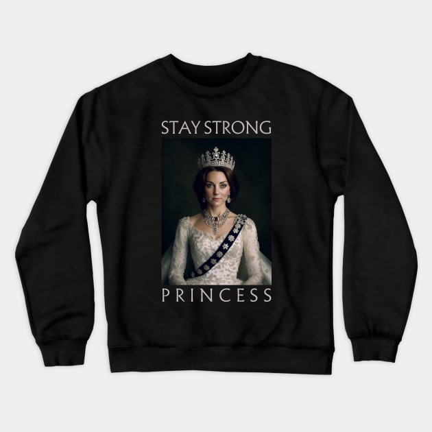 Stay Strong Princess of Wales Catherine Kate Middleton British Royal Family Crewneck Sweatshirt by WeirdFlex